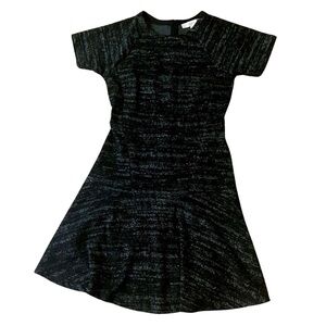 LOFT Textured Fit & Flare Dress – Size 0